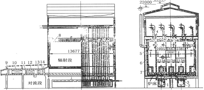 转化炉结构示意图