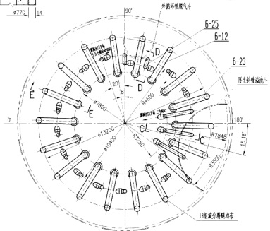 翼阀上设置带杆卡箍