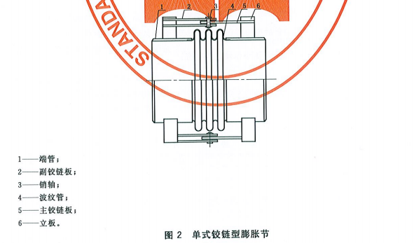 单式铰链型膨胀节
