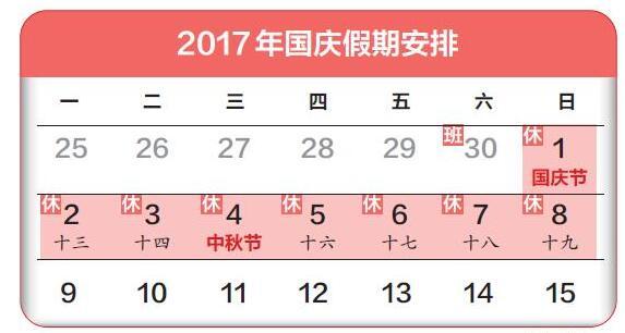 关于洛阳兴罡石化设备有限公司2017年中秋节、国庆节放假安排的通知